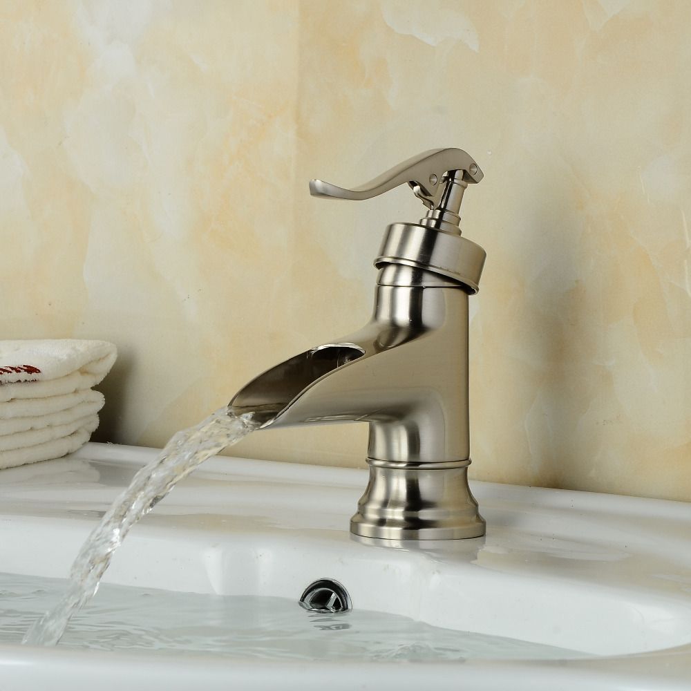 2020 !Wholesale And Retail Water Pump Waterfall Spout Bathroom Basin