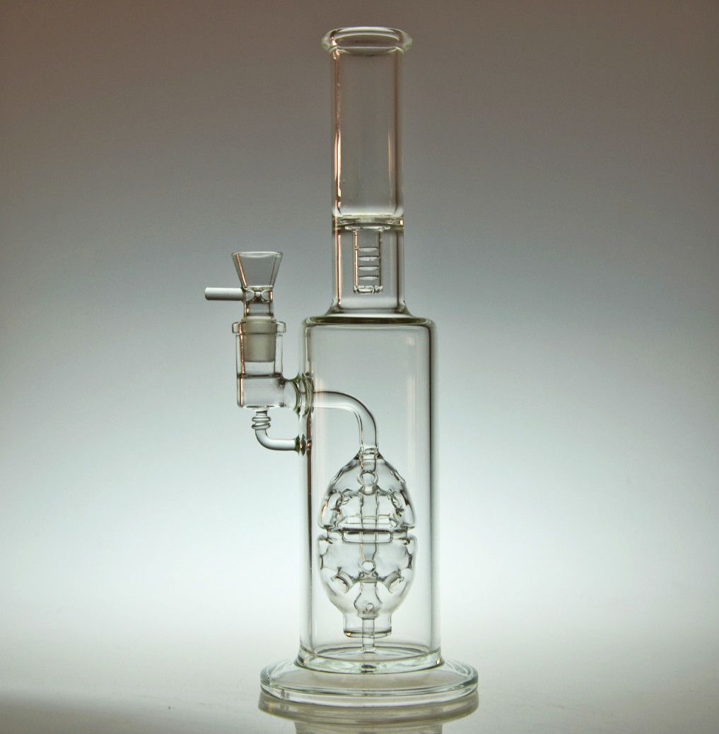 New Glass Water Pipes Glass Bongs with Fab Egg Perc And Upside Down