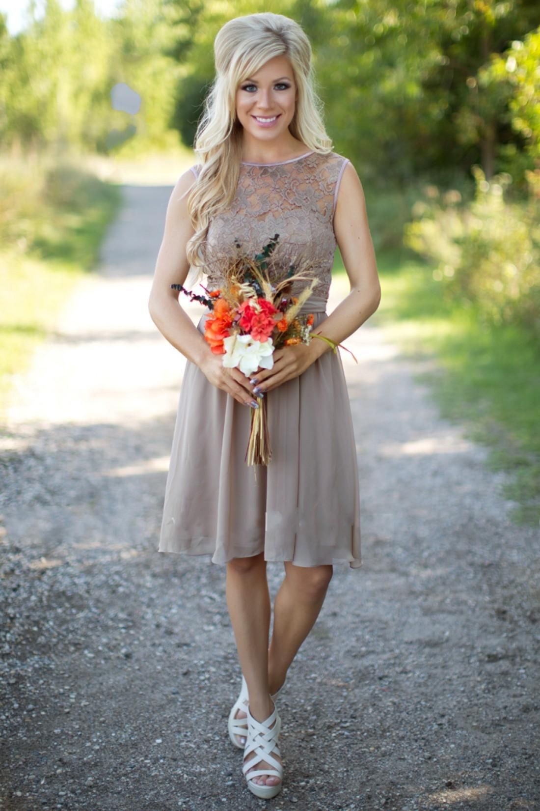 country cocktail wedding attire