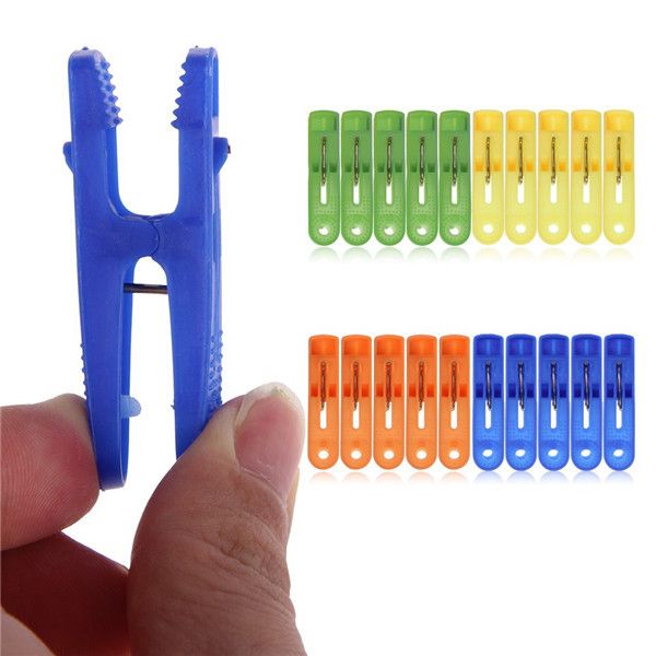 2021 Best Plastic Clothes Pegs Hanging Pins Hooks Clips Set Laundry