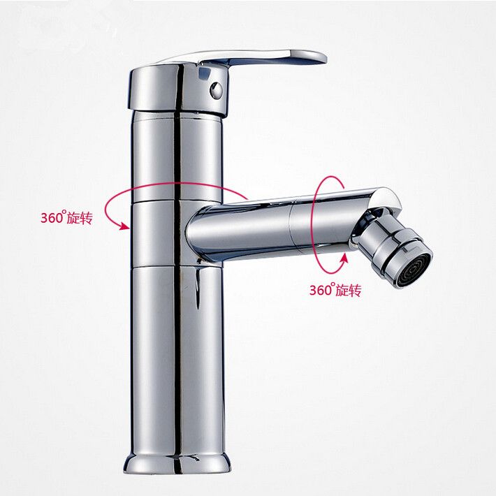 Solid Brass Basin Faucet With Drinking Water Function Single Handle Unique Design Brass Bathroom Sink Faucet Mixer Tap A T067