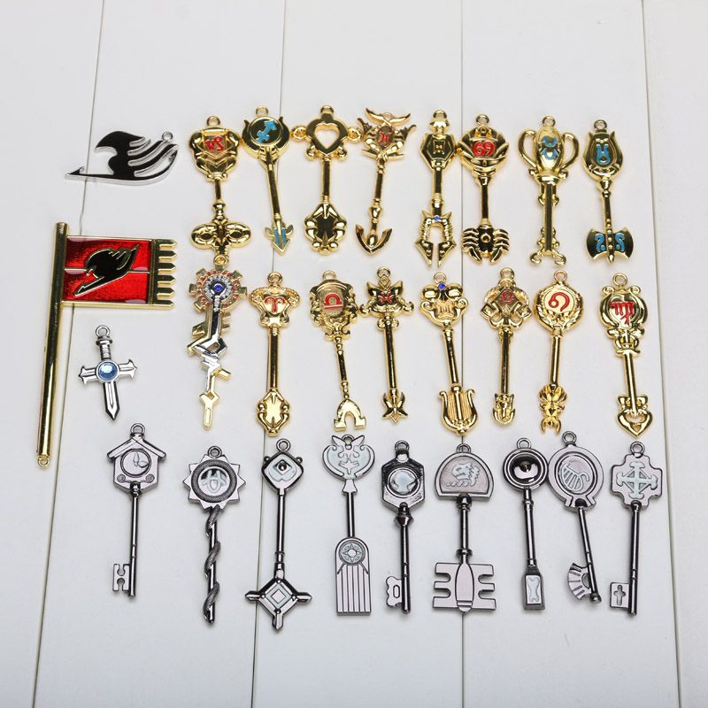 fairy tail lucy keys set