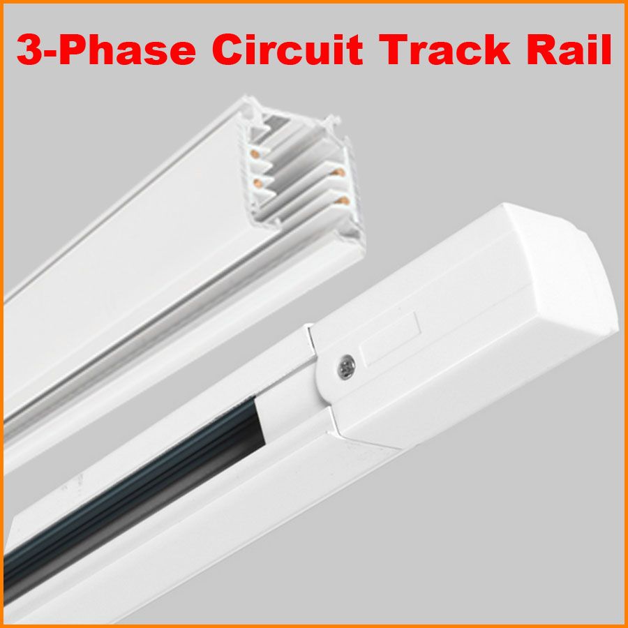 2019 DHL 1M Lighting Track 3 Phase 3 Circuit 4 Wires Aluminium Track