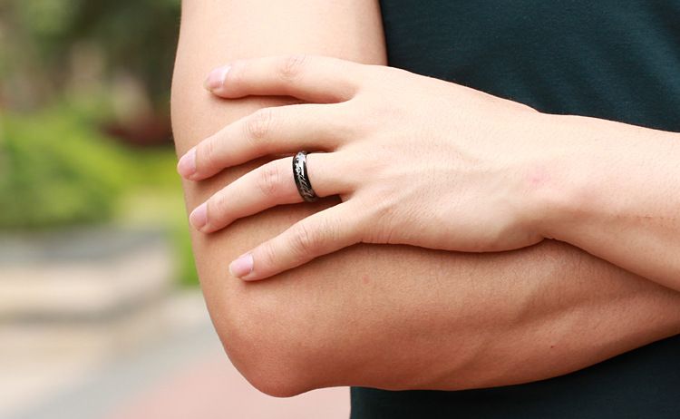 Compre Anillo De Dedo De Los Hombres De La Joyería De Moda ...