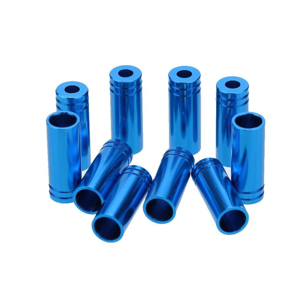 10X Aluminum Alloy MTB Mountain Bike Brake Cable End Tips Caps Crimps