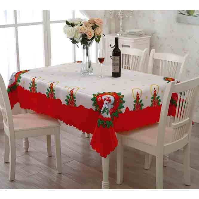 christmas party table overlays cloth foldable hotel table cloth
