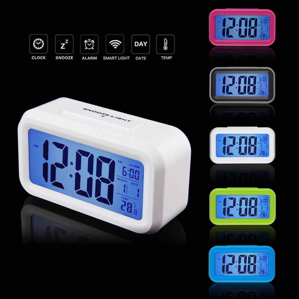 2017 Led Alarm Clock Despertador Temperature Sounds Control 2017 Led Alarm Clock Despertador Temperature Sounds Control Display Electronic Desktop Digital Table Clocks With