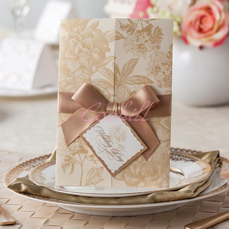 Luxury Wedding Invitations Cards Engagement Gatefold Invite Wedding