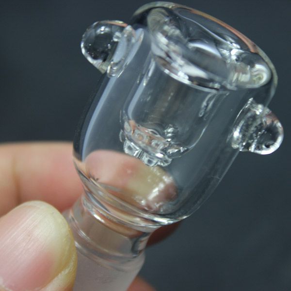 2021 Inset Built In Screen 18mm Male Slide Glass Bowl For Glass Bong Water Pipes Ashcatcher With