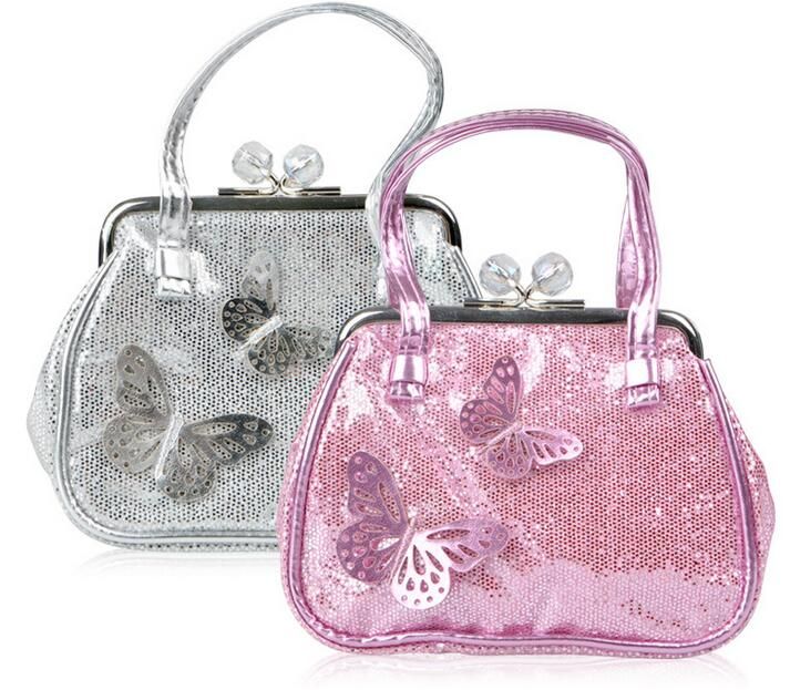 girls silver bag