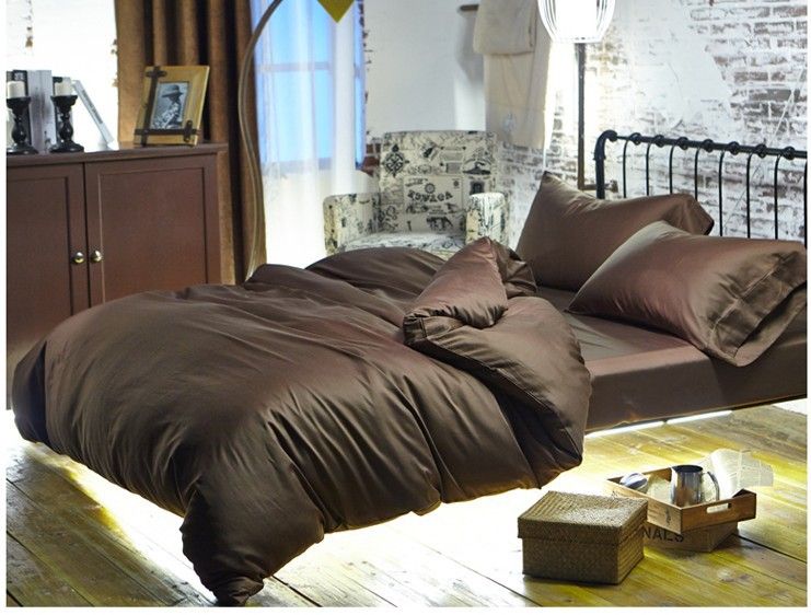 Luxury Brown 100 Egyptian Cotton Bedding Sets Sheets Queen Duvet Luxury Brown 100 Egyptian Cotton Bedding Sets Sheets Queen Duvet Cover King Size Bed In A Bag Linen Double Quilt Doona Bedsheet Spread