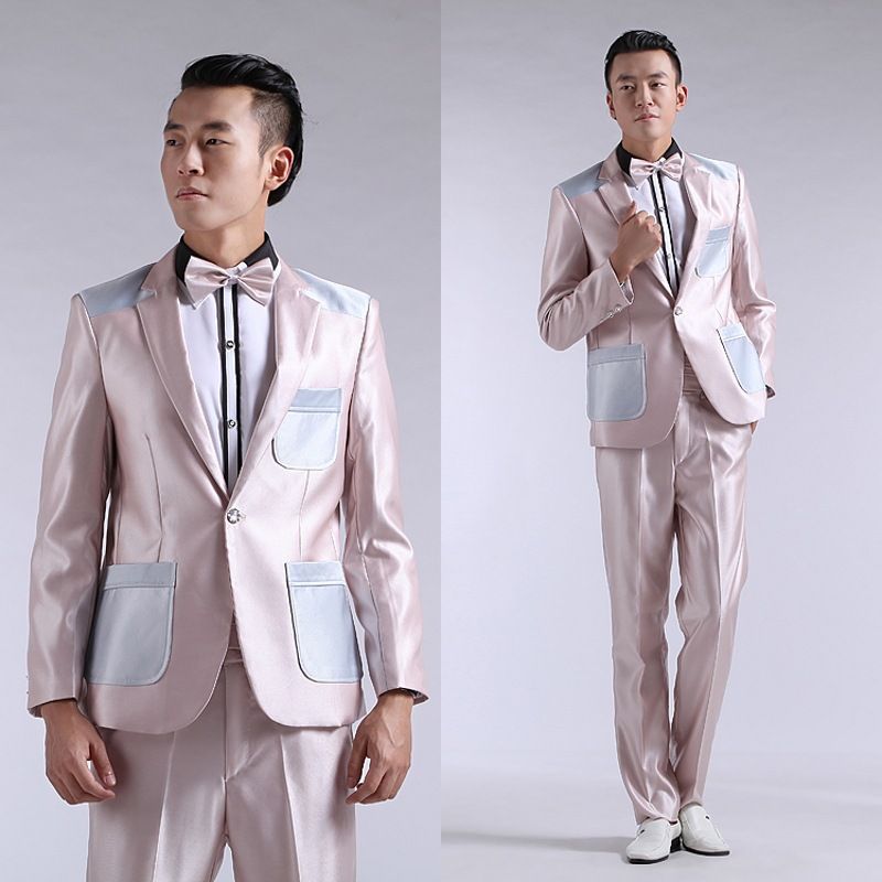 pink formal attire men