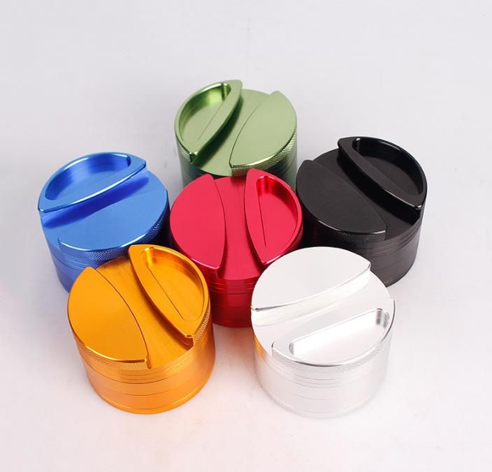 2021 New 4 Layer Aluminum Alloy Paper Grinder 75MM Personality Creative