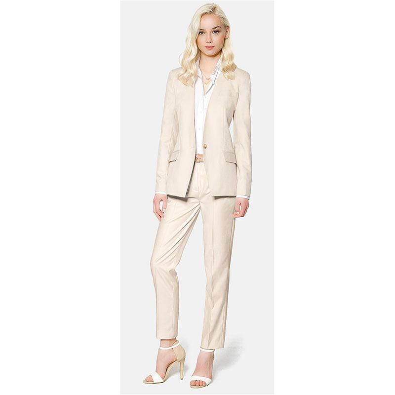 Acquistare Abiti Eleganti Beige Abiti Adulti Le Donne Abiti Da Lavoro Abiti  Da Donna Abiti Da Donna 2 Pezzi Pantaloni + Pantaloni Economico | Consegna  Veloce E Qualità | DHgate Italy
