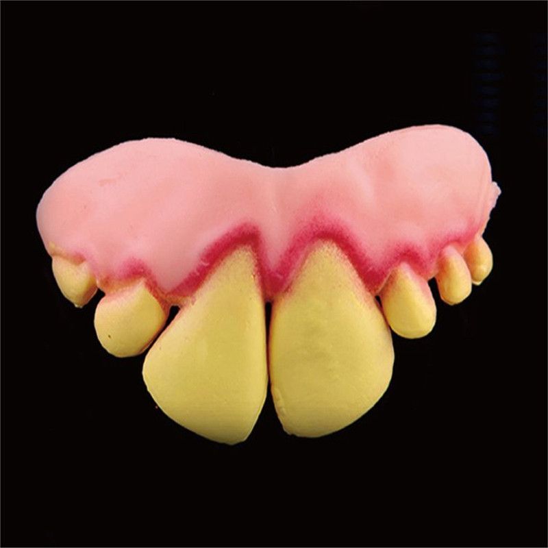 2021 Halloween Unisex Fake False Buck Teeth Makeup Funny Costume
