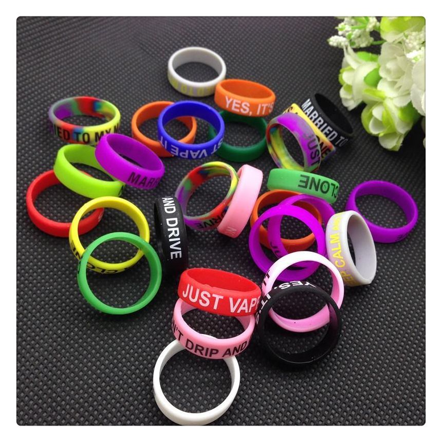 E Cigarette Accessories Silicon Rubber Band Vape Ring For Mechanical