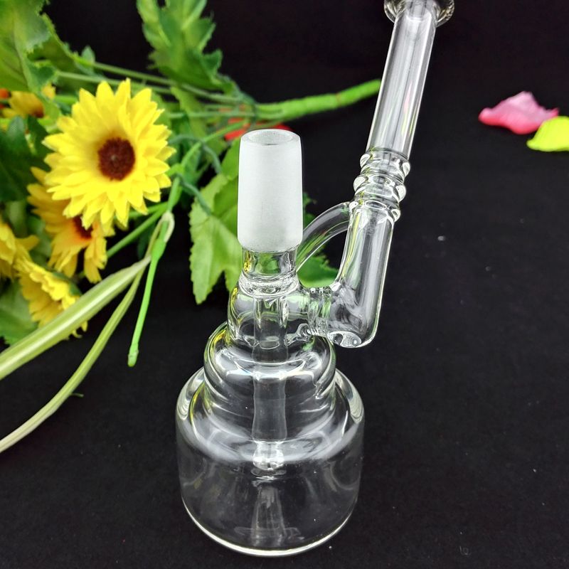 Wholesale Hand Blown Small Bong Mini Water Pipe Bubbler Pocket Glass