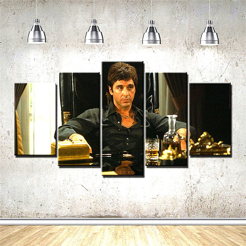 Gangsters Scarface Home Decor Hd Printed Modern Art Painting On Gangsters Scarface Home Decor Hd Printed Modern Art Painting On Canvas Unframed Framed For Living Room Oil