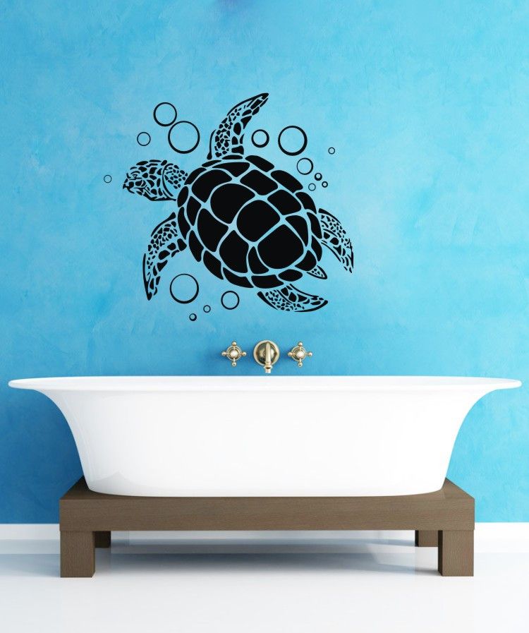 Compra Mar Ocean Animal Etiqueta De La Pared De La Pared De La Tortuga