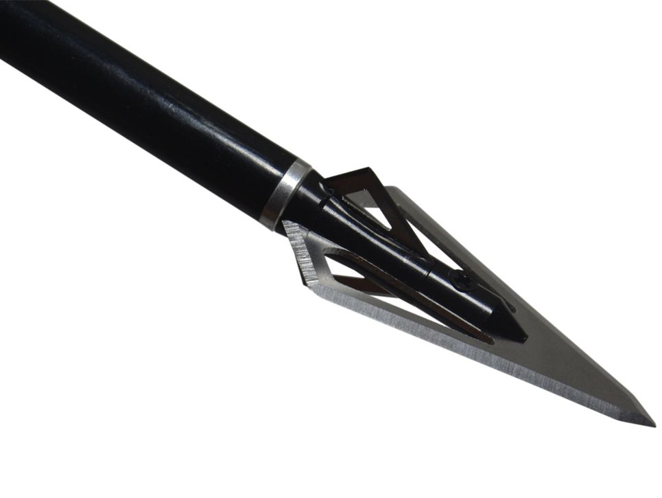 100Grain Magnus Stinger 4 Blade Arrow Broadhead, Fixed Broadhead Magnus