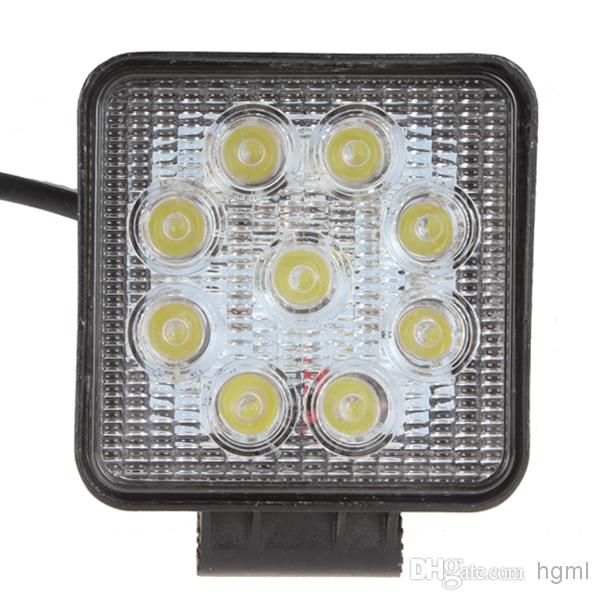 Automotive Work Lights 1800LM 27W High Power 9X 3W Bead LEDs Working