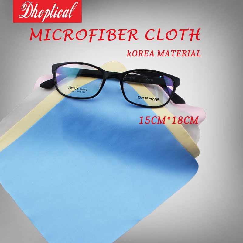 Eyeglasses Cleaning Cloth ,15cm*18cm Microfiber Cloth 180GSM,Very Print LOGO Mix