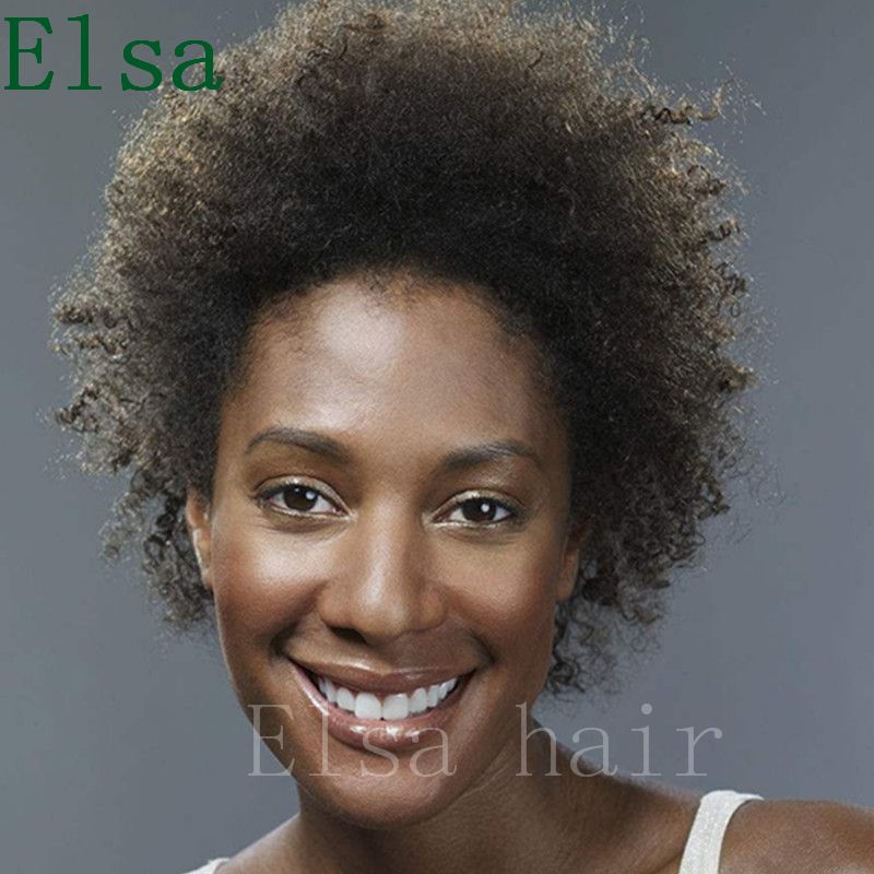 New Tight Afro Kinky Curly Celebrity Short Bob Cut Wigs With Baby