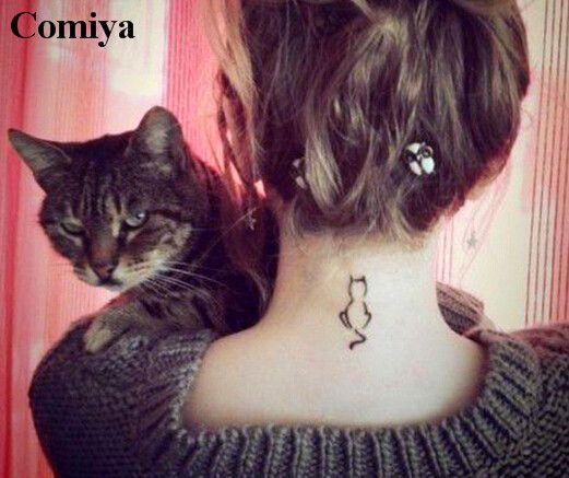 small kitty cat temporary tattoo products body art waterproof small kitty cat temporary tattoo products body art waterproof