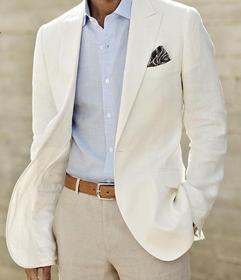 wholesale custom made to measure mens white