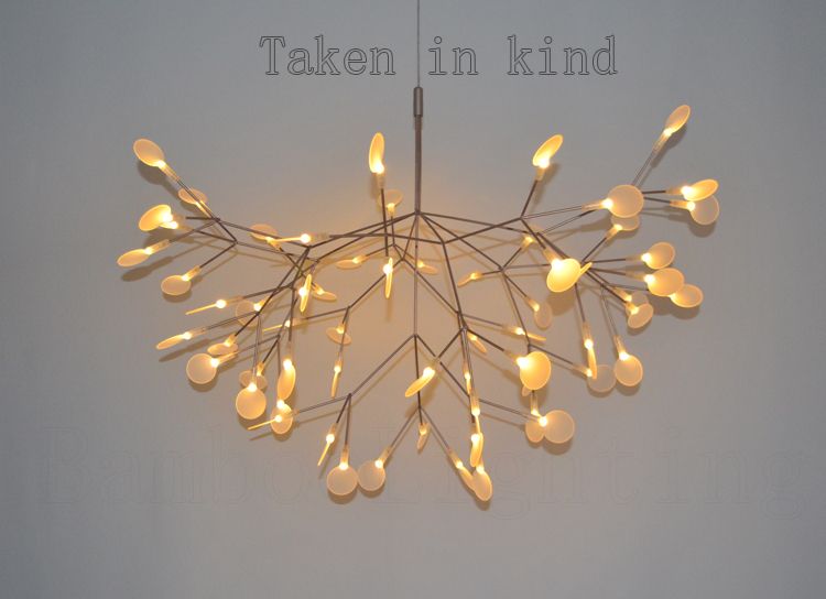 98 Cm Heracleum Leaves Led Pendant Lamp Tree Branch Chandelier Light 98 Cm Heracleum Leaves Led Pendant Lamp Tree Branch Chandelier Light Twigs Suspension Lighting Contemporary Dining Room From