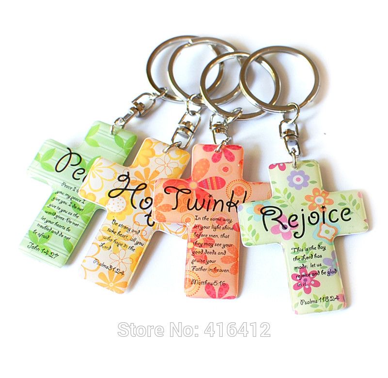 2019 Wholesale Christian Gifts Key Chain Ring Wholesale Key Ring Chain Christmas Present From