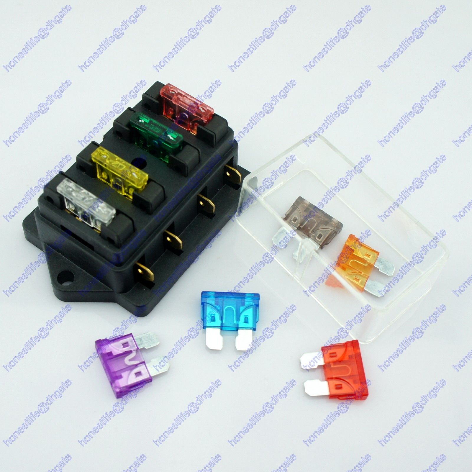 2018 4 Way 4 In 4 Out Atu Standard Blade Fuse Box Holder 12v 24v Car Truck Rv Camper Boat Marine From Honestlife, $7.7 | Dhgate.Com