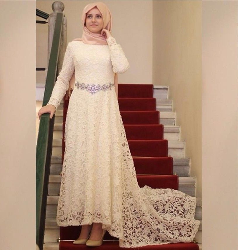 robe dentelle hijab