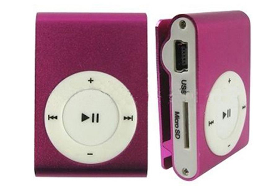 Mini Clip Mp3 Player No Screen Metal Style Support Micro/SD Card 1 16gb