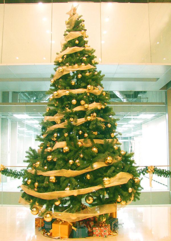 gold package christmas tree decorations 3 m 3 m green gold package christmas tree decorations 3 m 3 m green