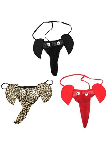 Slip éléphant Sexy Homme - String Coton Drôle Et Confortable - Taille Unique