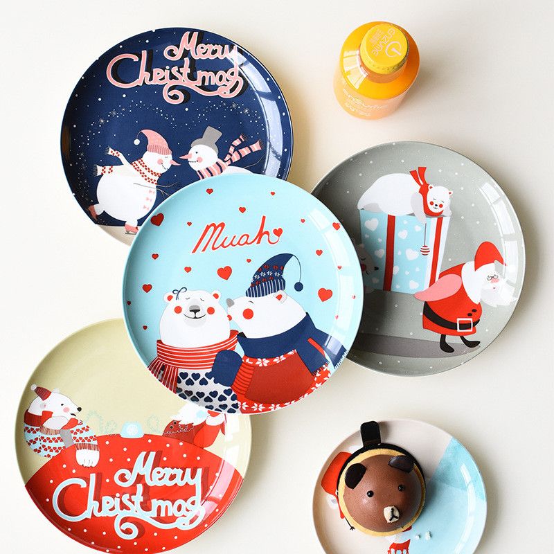 2018 ceramic christmas plate merry christmasbone china cake dishes plates porcelain pastry fruit tray tableware for steak dinner from jewelry520wholesale - Christmas Plates 2018 ceramic christmas plate merry christmasbone china cake dishes plates porcelain pastry fruit tray tableware for steak dinner from jewelry520wholesale - Christmas Plates