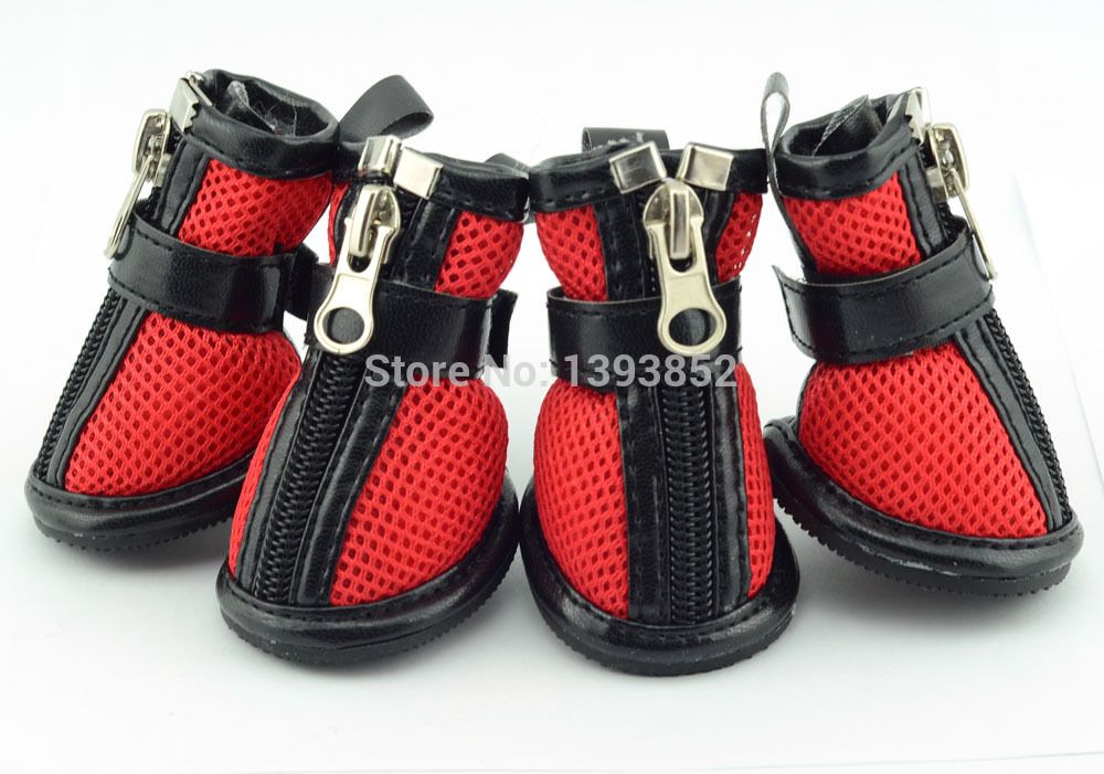 2020 Dog Air Mesh Shoes Puppy Boots Pet Breathable Footwear Zapato