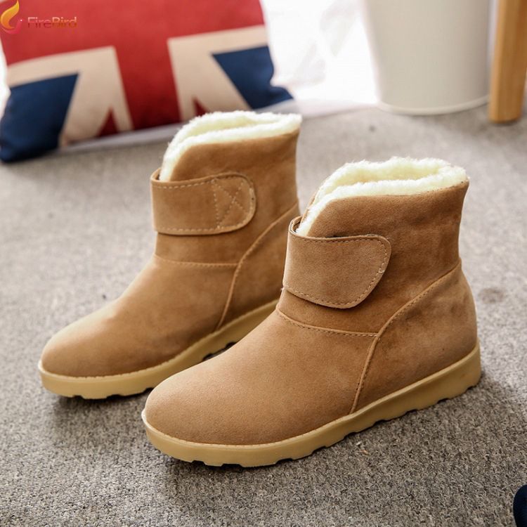 Winter Warm Ugs Boots With Velvet Thickening Low 2015 New Velcro Short ...