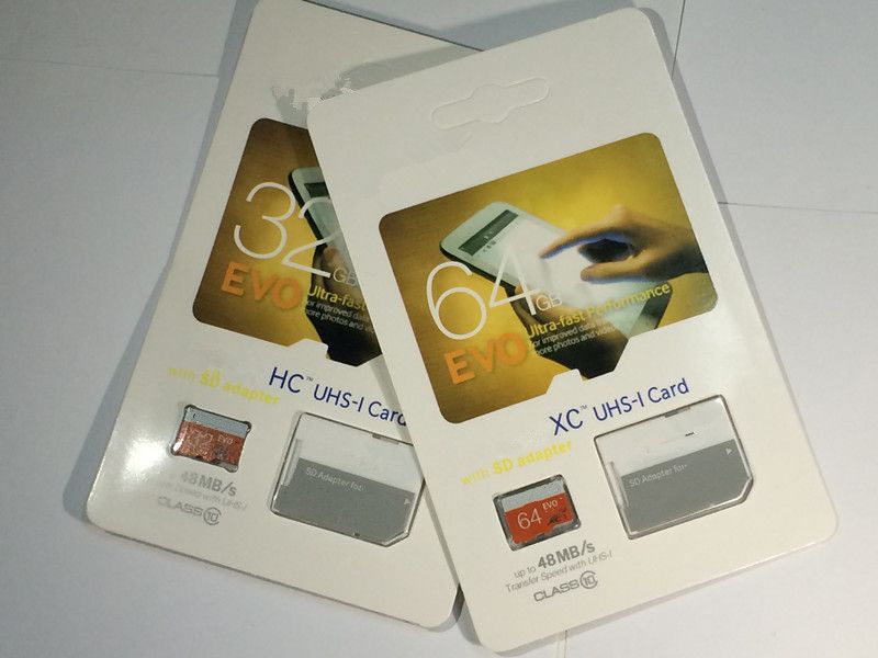 EVO 64GB 32GB 16GB 8GB Micr SD Card TF Memory Card CLASS 10 Flash SDHC