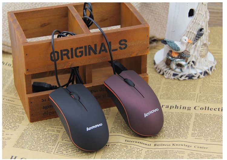 2019 New Wholesale Lenovo M20 Mouse Mini Wired 3D Scrub Optical USB