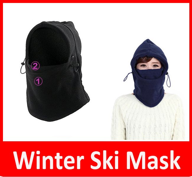 Trifolium Balaclava Thermal Fleece Hood & Face Cover Outdoor Mulltifunction Windproof Winter Sports Face Mask - UK Brand (Balaclava 20222 Dark Grey Curve OneSize