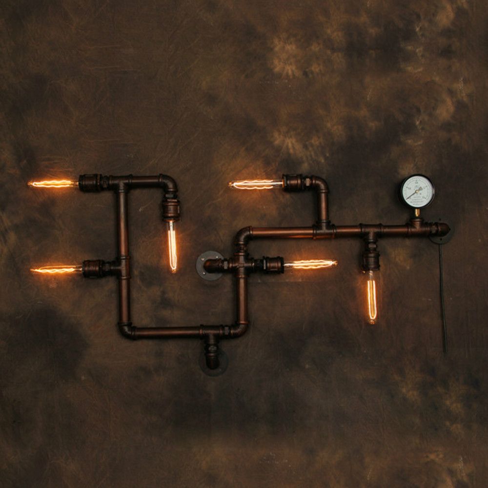 2018 Loft Vintage Aisle Water Pipe Wall Lamp Bar Restaurant Rh Iron 2018 Loft Vintage Aisle Water Pipe Wall Lamp Bar Restaurant Rh Iron Pipes E27 Edison Bulbs Retro From Loryzou 270 36 Dhgate Com