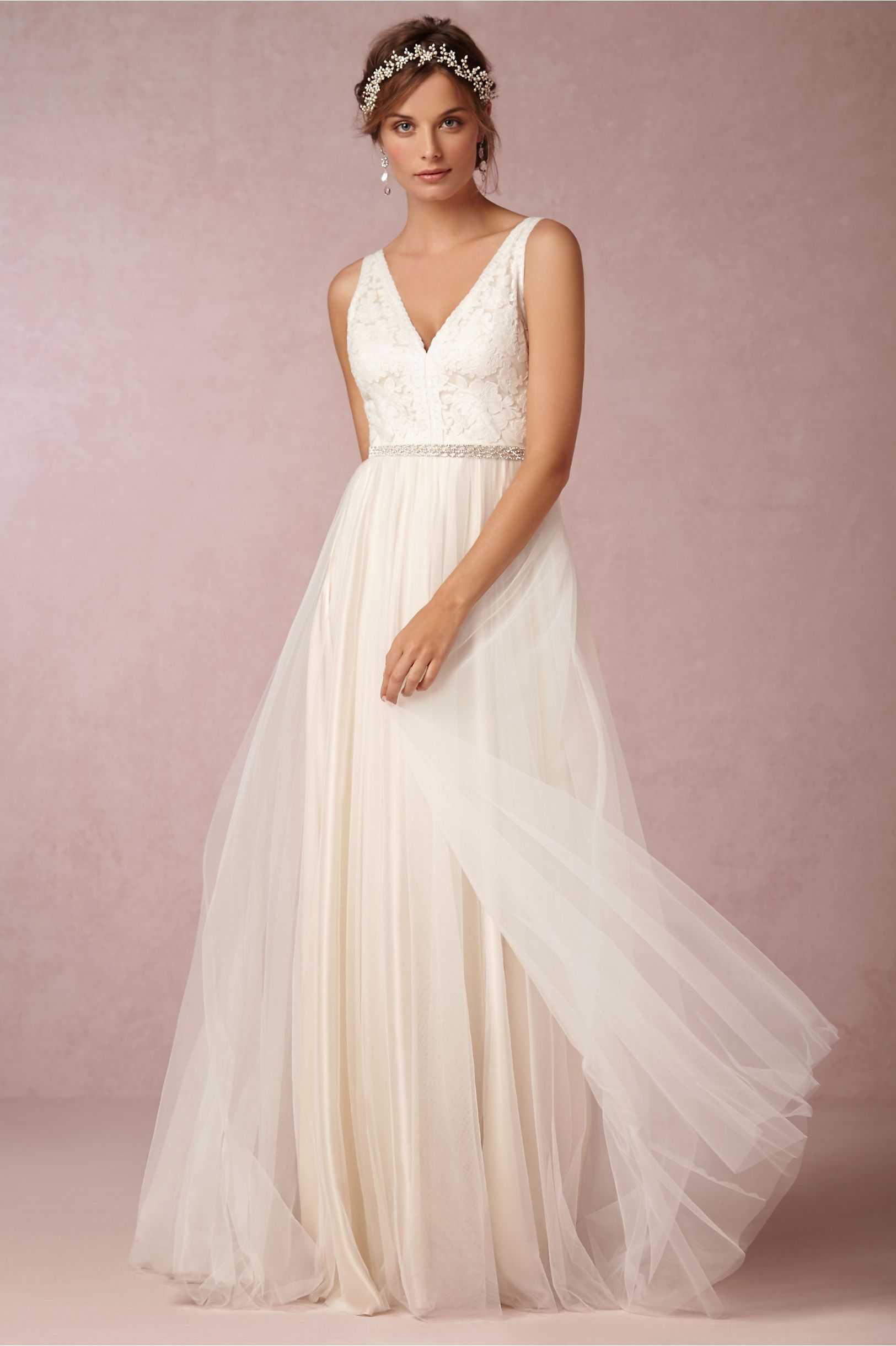  Discount  Bhldn  2019 Beach Wedding  Dresses  A Line 