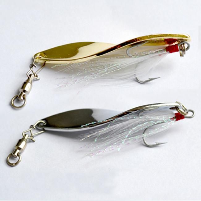 2020 Fishing Spoon Lures 11g 7g 5g 5.2cm Spinner And Spoon Silver