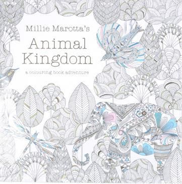 Hot Animal Kingdom Secret Garden An Inky Treasure Hunt And Coloring Book For Children Adult Relieve Stress Graffiti Painting Drawing AB