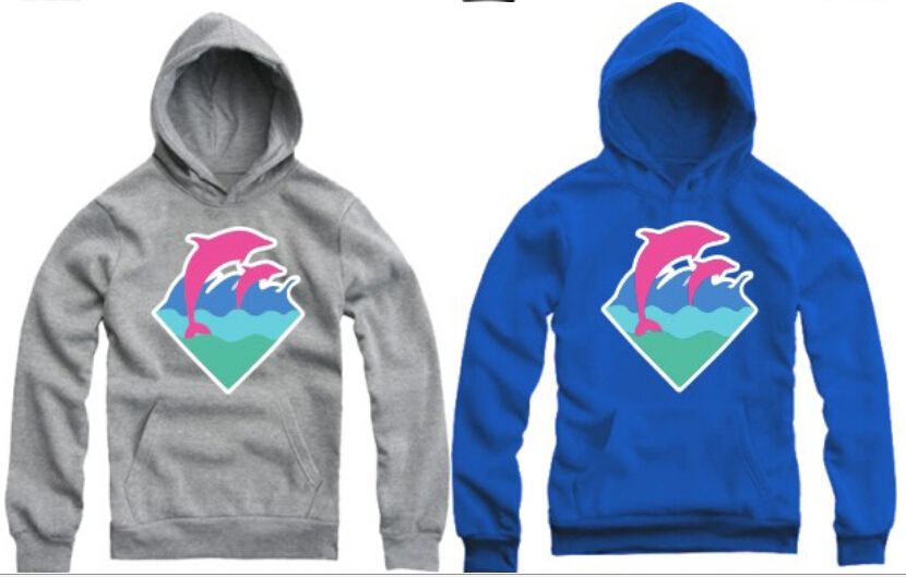 pink dolphin brand hoodie