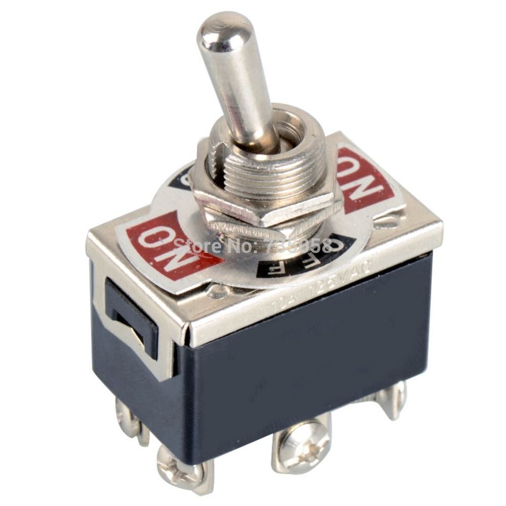 2018 New 2015 Electronic Components 6 Pin Toggle Dpdt On Off On Switch