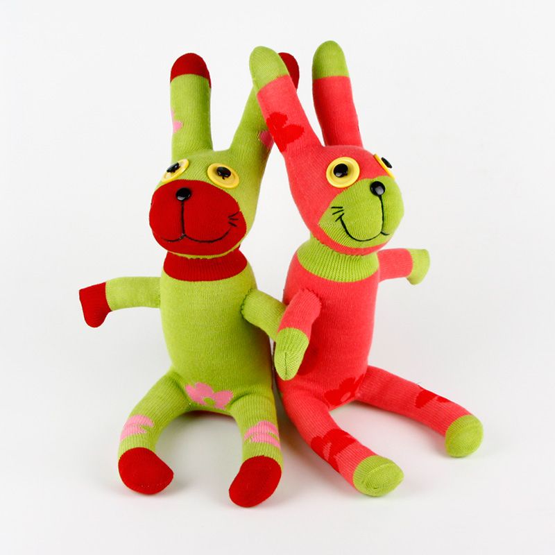 sock monkey bunny