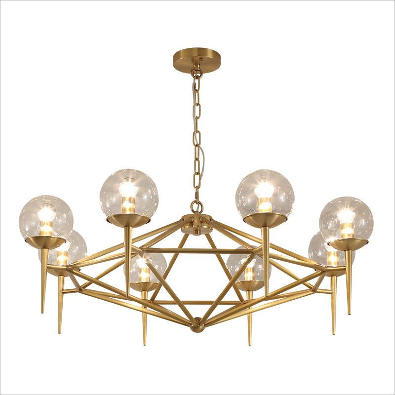 Copper Modo Chandelier Lights Modern Pendant Lamp In Finish Copper Modo Chandelier Lights Modern Pendant Lamp In Finish Clear Glass Lighting 6 Light 8 110v 220v Home Decor Kitchen